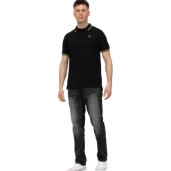 ellesse Dioran Twin Tipped Hombre Polo SBS22445-NEGRO/ORO
