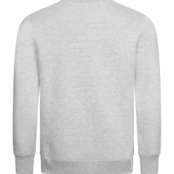 ellesse Kanya Crew Hombre Sudadera SOP24044-Gris claro jaspeado