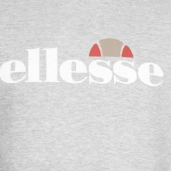 ellesse Kanya Crew Hombre Sudadera SOP24044-Gris claro jaspeado