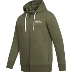 ellesse Klemerio Full Zip Hombre Sudadera con cremallera y capucha SOP23857-Caqui