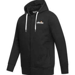 ellesse Klemerio Full Zip Hombre Sudadera con cremallera y capucha SOP23857-Negro