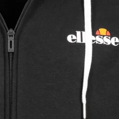 ellesse Klemerio Full Zip Hombre Sudadera con cremallera y capucha SOP23857-Negro