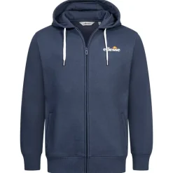 ellesse Klemerio Full Zip Hombre Sudadera con cremallera y capucha SOP23857-Marino
