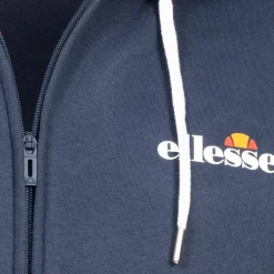 ellesse Klemerio Full Zip Hombre Sudadera con cremallera y capucha SOP23857-Marino