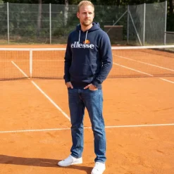 ellesse Monesiglio Hoody Hombre Sudadera con capucha SOP23865-Marino