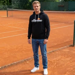 ellesse Monesiglio Hoody Hombre Sudadera con capucha SOP23865-Negro