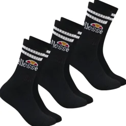 ellesse Vulloni Unisex Calcetines 3 pares negro SBSA3955-NEGRO