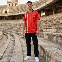 España "Retro History" JELEX Hombre Camiseta