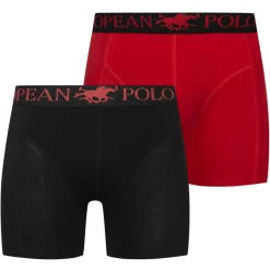 EUROPEAN POLO CHAMP Hombre Calzoncillos bóxer Pack de 2 COMBO-6