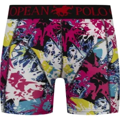 EUROPEAN POLO CHAMP Hombre Calzoncillos bóxer Pack de 2 COMBO-3