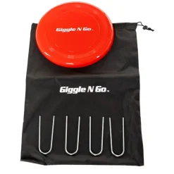 Giggle N Go Knock Off Frisbee Juego de lanzamiento Conjunto 129 cm 493455