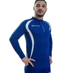 Givova 1/2 cremallera Hombre Camiseta de running LR05-0004