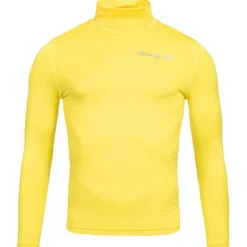 Givova Baselayer Corpus 3 Camiseta funcional de cuello alto amarillo