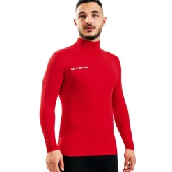 Givova Baselayer Corpus 3 Camiseta funcional de cuello alto rojo