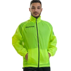 Givova Chubasquero "Rain Basico" amarillo neón
