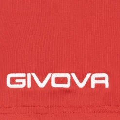 Givova Compresión de piel de Bermudas Mallas Mallas cortas rojo