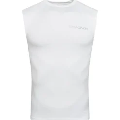 Givova Cuerpo 1 Camiseta funcional sin mangas blanco