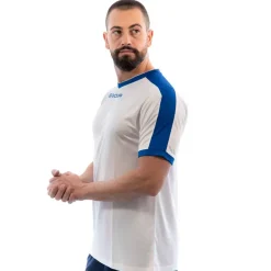 Givova Kit Revolution Camiseta de fútbol con Pantalones cortos blanco azul