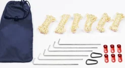 GOGLAND Lona de lona para exteriores con protección UV 300 x 290 cm azul marino