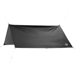 GOGLAND Lona de protección UV para exteriores, lona para tienda de campaña, 300 x 290 cm, negro