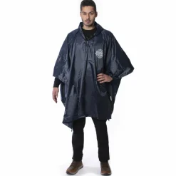 GOGLAND® Monsun Poncho de lluvia azul marino