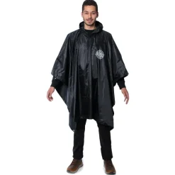 GOGLAND® Monsun Poncho de lluvia negro