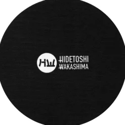 HIDETOSHI WAKASHIMA "Osaka" Alfombra ⌀ 75cm negro