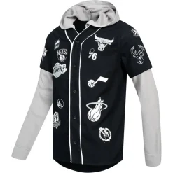 Hollister x NBA All Teams Button-Up Hombre Sudadera con capucha 325-259-2631-900