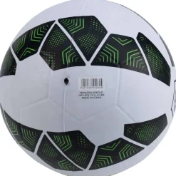 JELEX Bolzplatzheld Balón de fútbol de goma blanco y negro