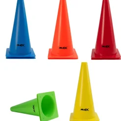JELEX Dribbler Conos de entrenamiento 10 piezas 31 cm alto