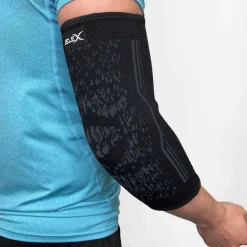 JELEX Elbow Codera de compresión negro gris