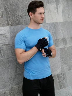 JELEX Fit Guantes de entrenamiento acolchados negro-azul