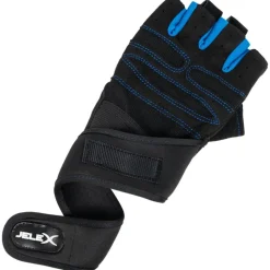 JELEX Fit Guantes de entrenamiento acolchados negro-azul