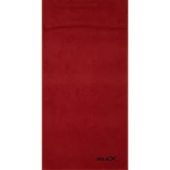 JELEX "100FIT" Toalla de fitness con bolsillo rojo