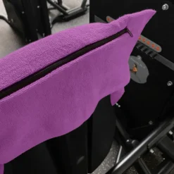 JELEX "100FIT" Toalla de fitness con bolsillo violeta