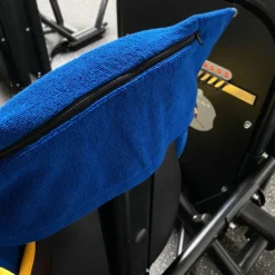 JELEX "100FIT" Toalla de fitness con bolsillo azul real