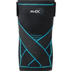 JELEX Knee Rodillera de compresión negro azul
