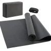 JELEX "Niyama" Yoga Conjunto 3 uds. Cinturón de yoga, tapete y bloque