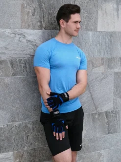 JELEX Power Premium Guantes de entrenamiento acolchados negro-azul