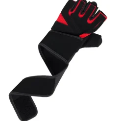 JELEX Power Premium Guantes de entrenamiento acolchados negro-rojo