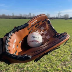 JELEX Safe Catch Guante de béisbol izquierdo para diestros marrón