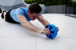 JELEX Sixpack Rueda abdominal Ab Wheel negro-azul