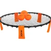 JELEX "Smash" Roundnet Set de 6 con 3 bolas naranja