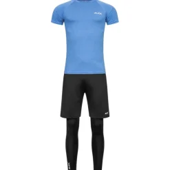 JELEX Sportinator Hombre Conjunto de fitness 3 piezas azul-negro