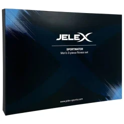 JELEX Sportinator Hombre Conjunto de fitness 3 piezas azul-negro