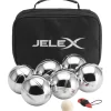 JELEX Throwback Set de 6 bolas de petanca con bolsa