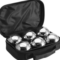 JELEX Throwback Set de 6 bolas de petanca con bolsa
