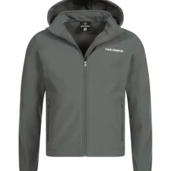 KIRKJUBØUR® "Hestur" Hombre Chaqueta SOFTSHELL 10.000 mm columna de agua gris