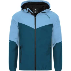 KIRKJUBØUR® "Njordr" Hombre Chaqueta SOFTSHELL 10.000 mm columna de agua azul/azul claro