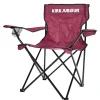 KIRKJUBØUR® "Njörd" Silla de camping vino tinto